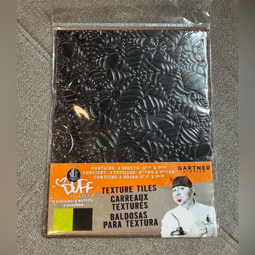Duff Goldman Halloween Texture Tiles; Gardner Studios New - Discontinued